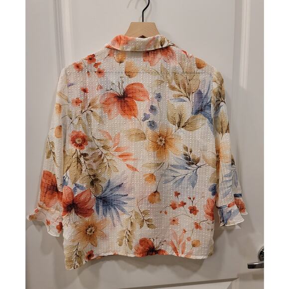 Alfred Dunner Floral Blouse - Picture 2 of 10